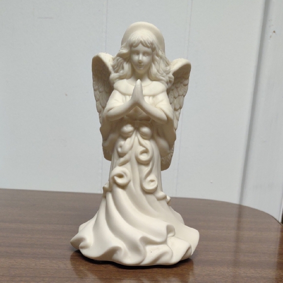 Other - Party Light Cream Angel Taper Candle Holder